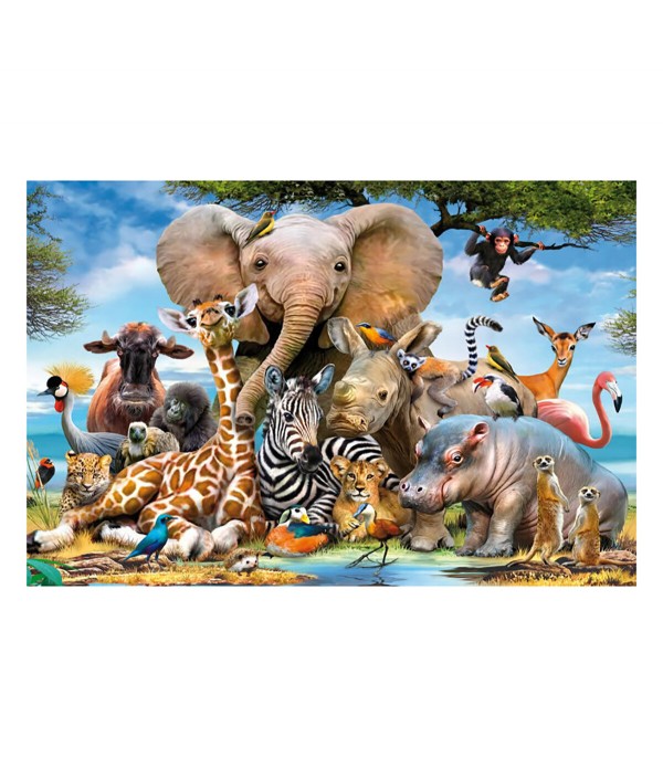 1000 Pieces Jigsaw Puzzle Toy Animals Plants Decompression Jigsaw Puzzle for Adults Kids Educational Toys - #2