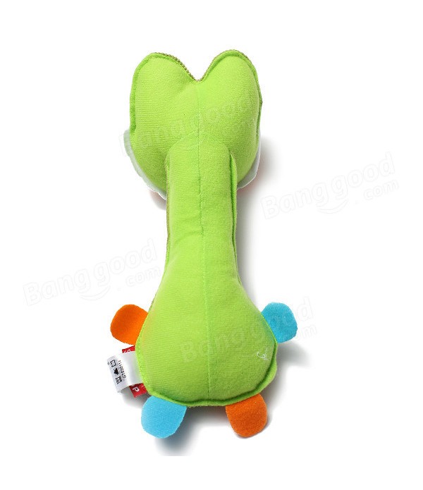 Baby Crib Rattle Soft Animal Handbell Development Toy - Crocodile