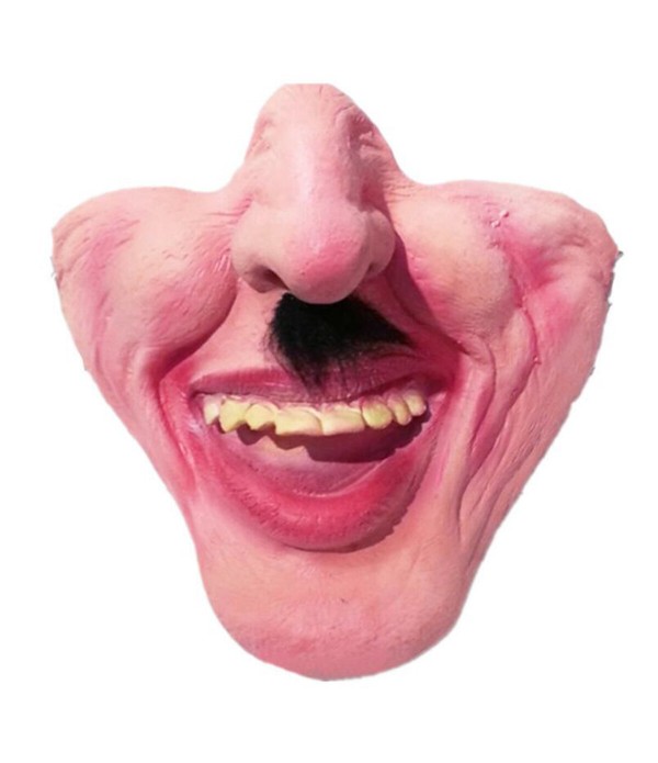 Halloween Latex Half Face Mask funny Scary Masquerade for Holiday Festival Adornment - 1