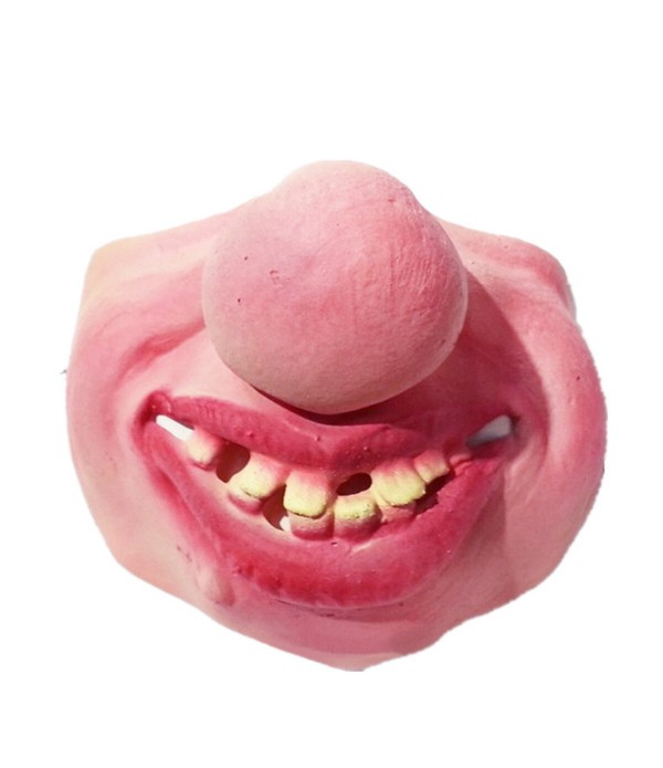 Halloween Latex Half Face Mask funny Scary Masquerade for Holiday Festival Adornment - 1