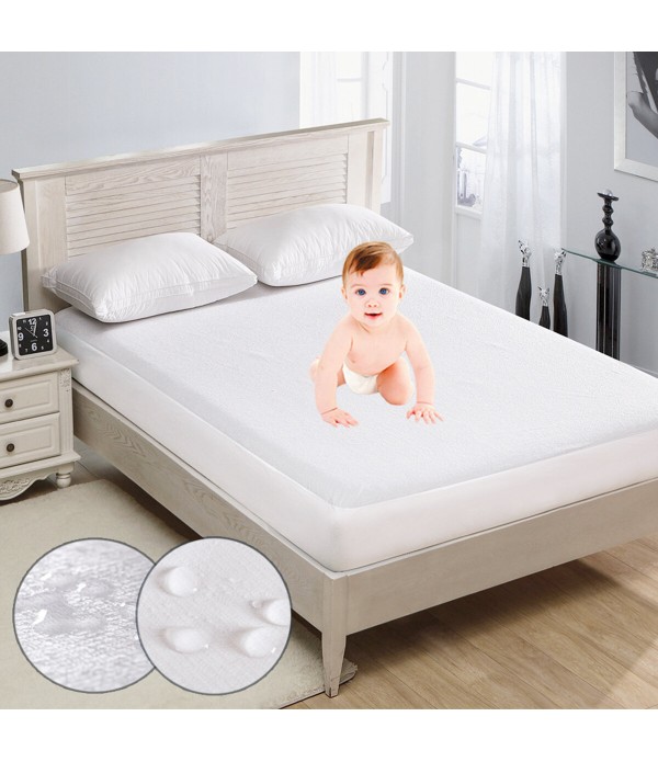 Waterproof Mattress Protector Cover Topper Pad Hypoallergenic Against Dust Mites Bacteria for Baby Care - K10