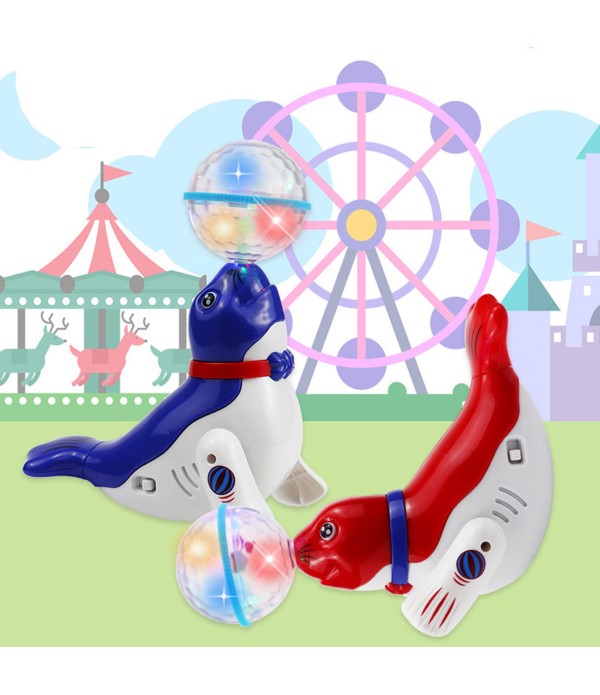 Kid Toys Electric Singing Musical LED Light Dog For Children  - Dolphin