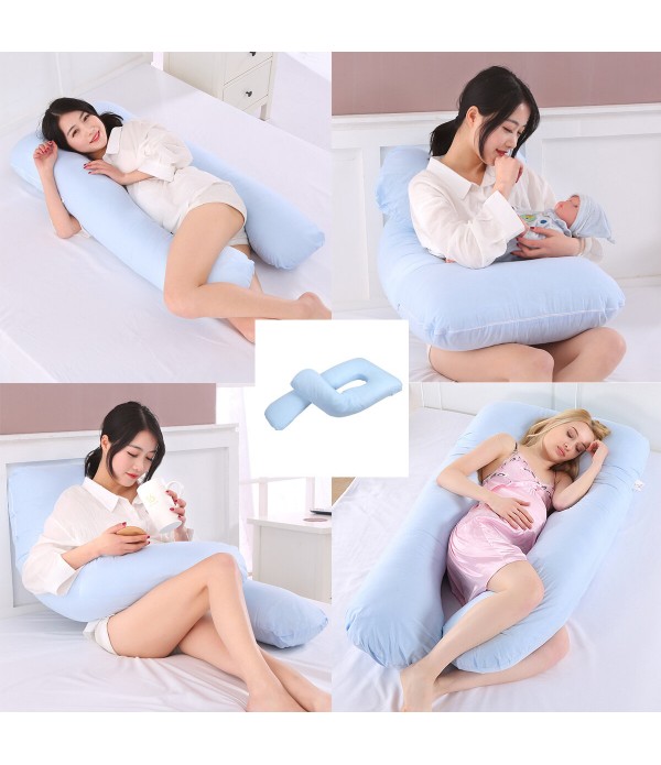 U Shaped Body Pillow Belly Maternityy Pregnancyy Nursing Feeding Body Support Snug Waist Pillow