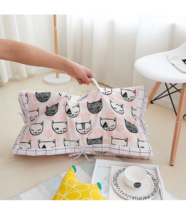 Three-piece Cartoon Baby Bedding Set Cotton Breath...