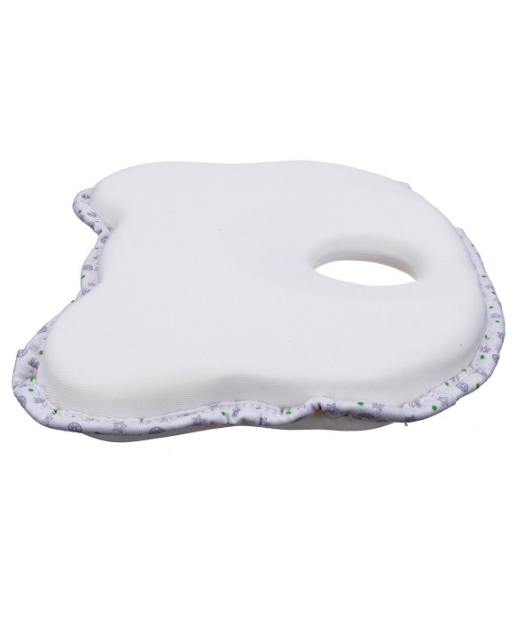 Baby Head Shaping Pillow Portable Memory Foam Rebound Infant Pillow Prevent Flat Head - Beige