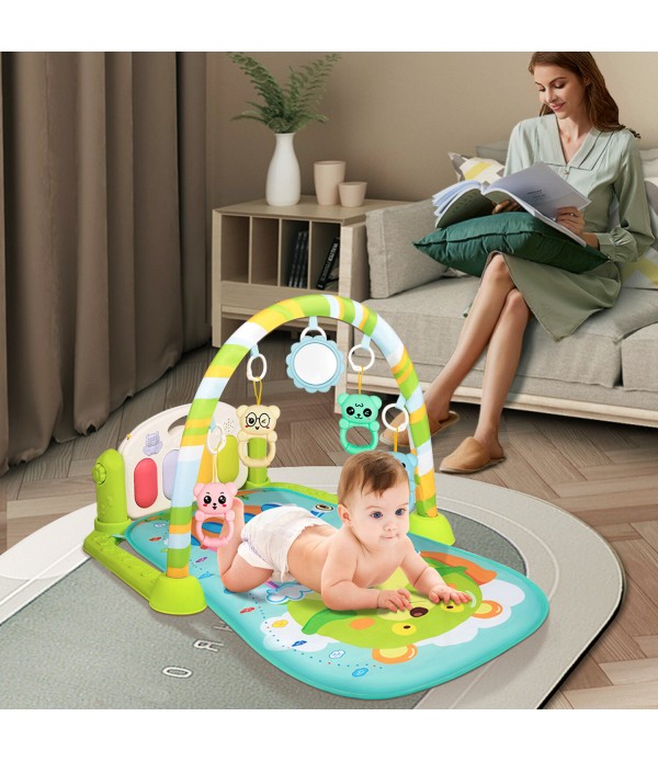 Baby Gym Fitness Crawling Play Mat Floor Piano Music Musical Toy Playing Mat Kids Activity Carpet Rug