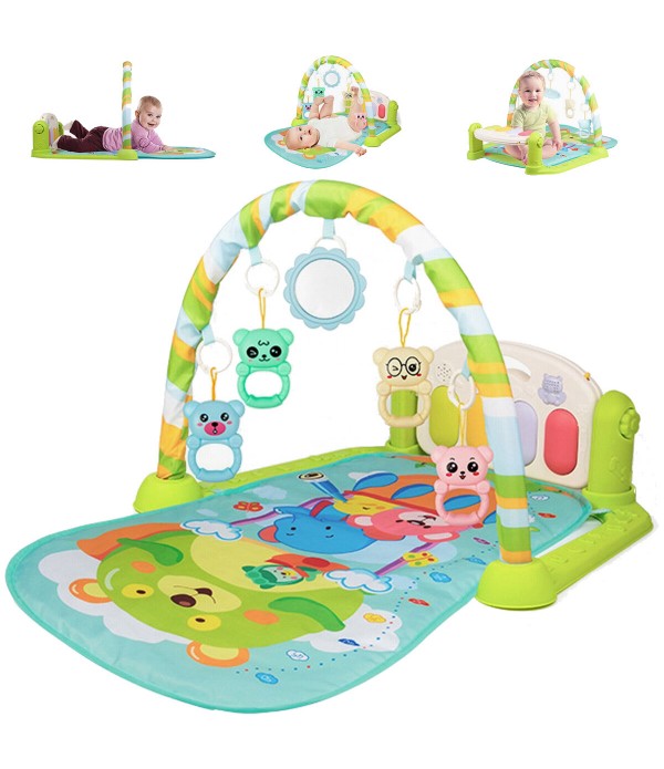 Baby Gym Fitness Crawling Play Mat Floor Piano Music Musical Toy Playing Mat Kids Activity Carpet Rug