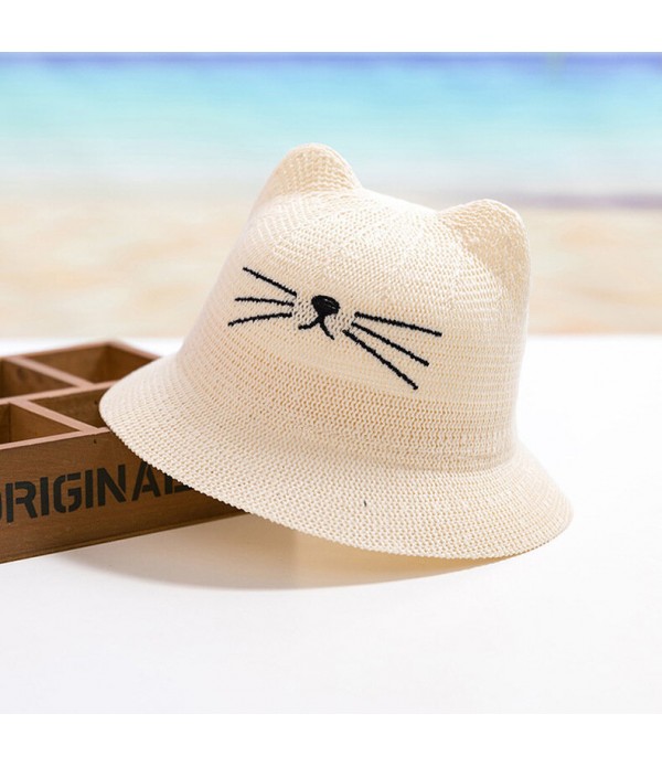 Children's Cat Hat Removable Face Screen - 001