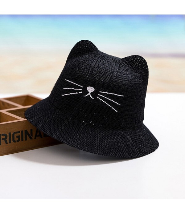 Children's Cat Hat Removable Face Screen - 001