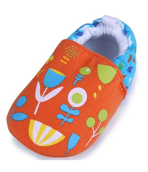 Baby Cartoon Flower Prewalker Shoes Infant Soft Learning Footwear - 11