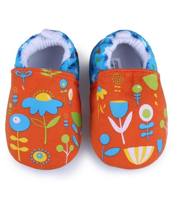 Baby Cartoon Flower Prewalker Shoes Infant Soft Le...