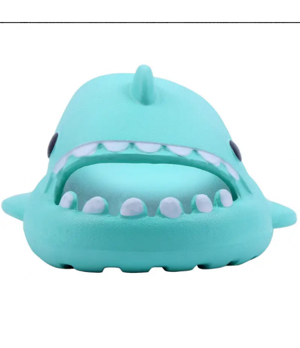 Baby Soft-soled Anti-slip Shark Design Slides Slip...